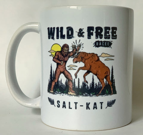 Sasquatch vs. Moose Mug