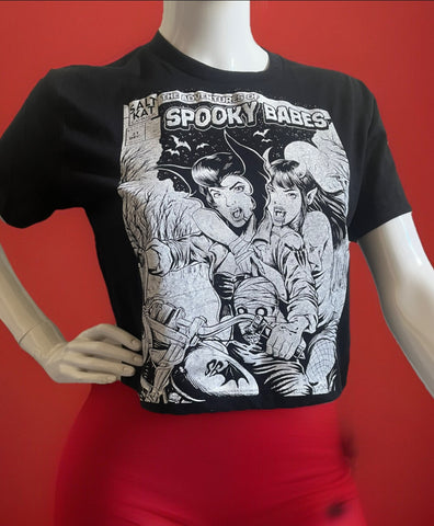 Spooky Riders Women’s Crop Top