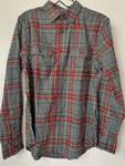 Lady Luck Flannel (Red Gray Checkered)
