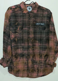 Bleached out ombré Panther Flannel