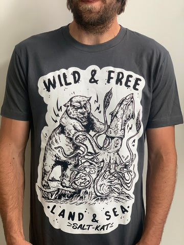 Squid vs. Grizzly Tee Shirt