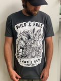 Squid vs. Grizzly Tee Shirt