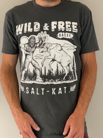 Sasquatch vs. Moose Tee Shirt