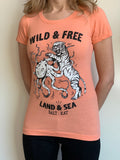 Octopus vs. Tiger Women's Tee Shirt
